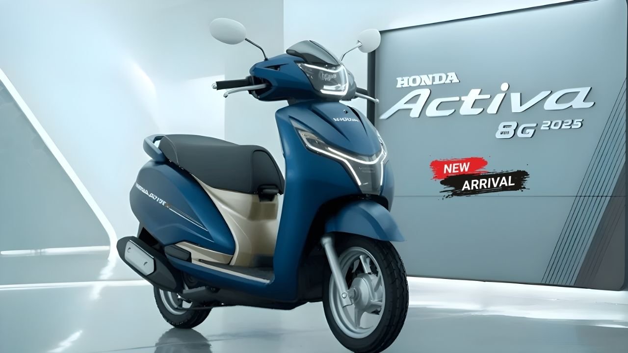 Honda Activa 8G Launched – 64 KMPL Mileage, Premium Design, ABS Brakes & ₹5,000 EMI