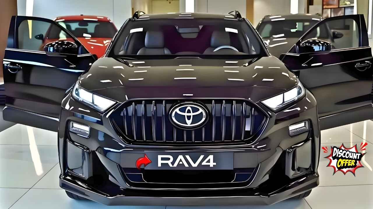Toyota RAV4 2025 Launch – 38 KML Mileage, New Features & Affordable EMI Starting at ₹8,500